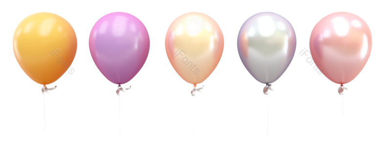 幸福图片,蓝色元素,气球PNG,紫色免抠素材